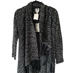 Rain + Rose NWT Fringe Duster